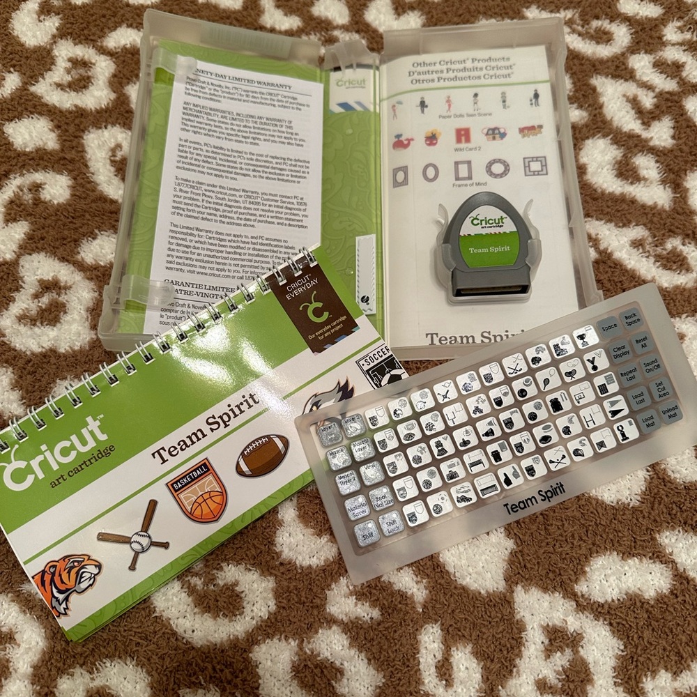 Cricut Art Cartridge “Team Spirit”